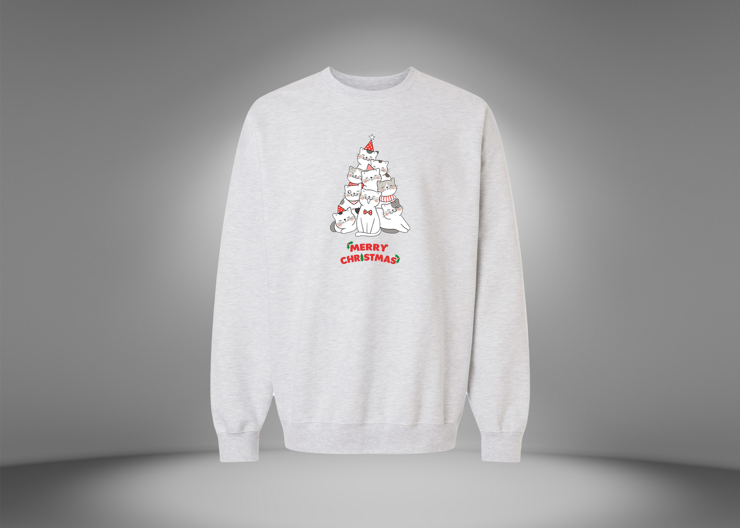 Merry Christmas Cats Sweatshirt