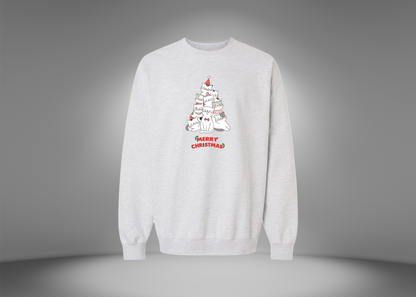 Merry Christmas Cats Sweatshirt