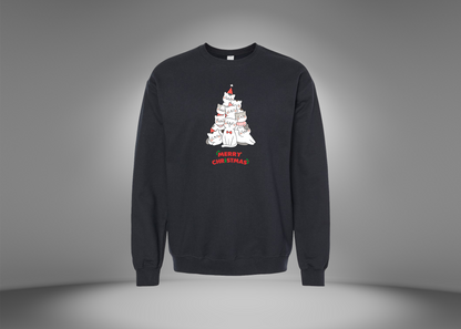 Merry Christmas Cats Sweatshirt
