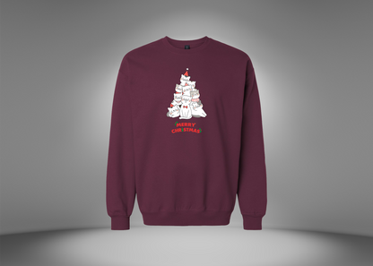 Merry Christmas Cats Sweatshirt