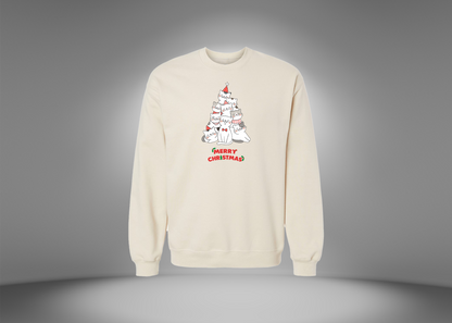 Merry Christmas Cats Sweatshirt