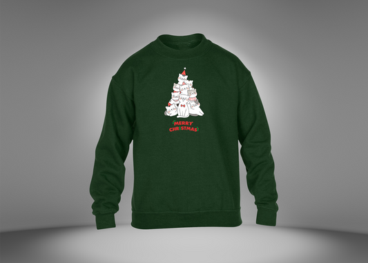 Merry Christmas Cats Youth Sweatshirt