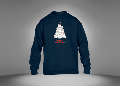 Merry Christmas Cats Youth Sweatshirt
