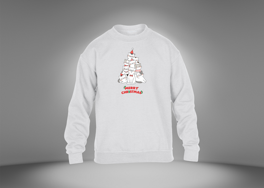 Merry Christmas Cats Youth Sweatshirt