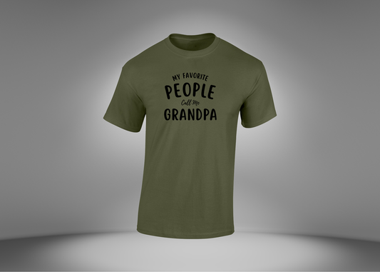 My Favorite People Call Me Grandpa Men's T-Shirt