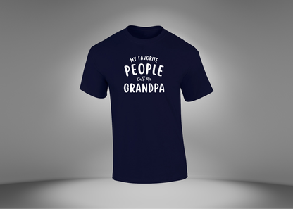 My Favorite People Call Me Grandpa Men's T-Shirt