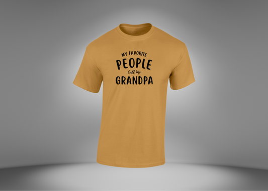 My Favorite People Call Me Grandpa Men's T-Shirt