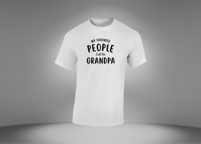 My Favorite People Call Me Grandpa Men's T-Shirt