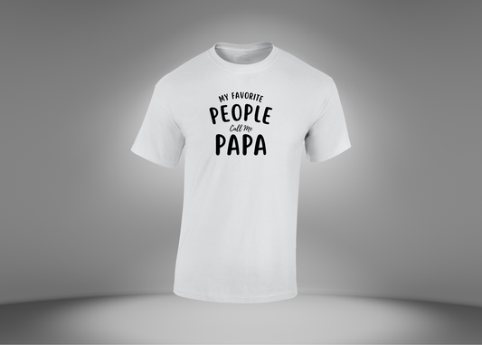 My Favorite People Call Me Papa Men's T-Shirt