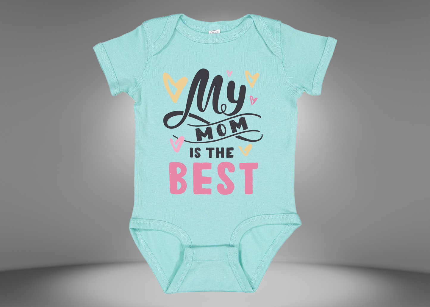My Mom is The Best Rib Bodysuit Onesies