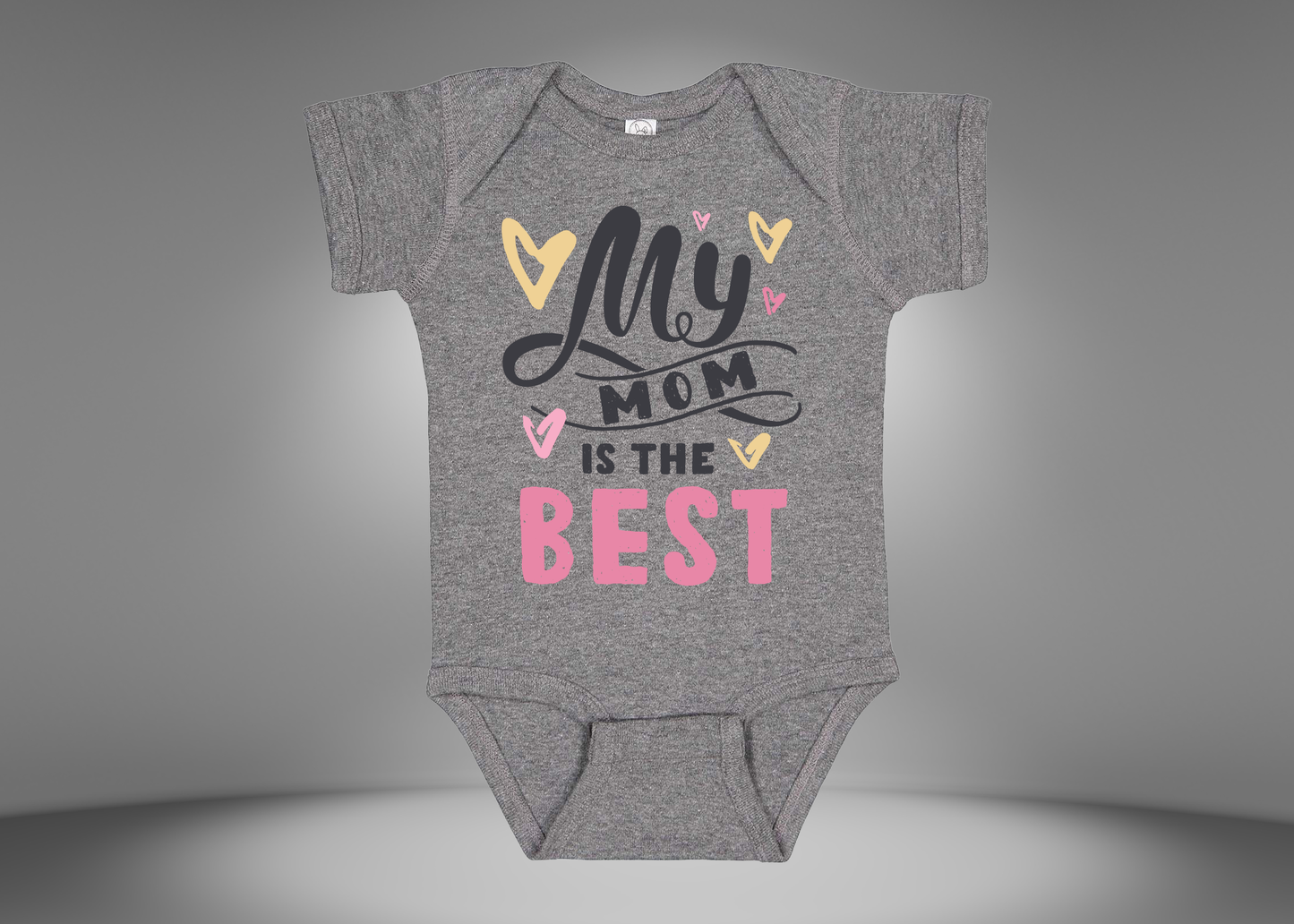 My Mom is The Best Rib Bodysuit Onesies