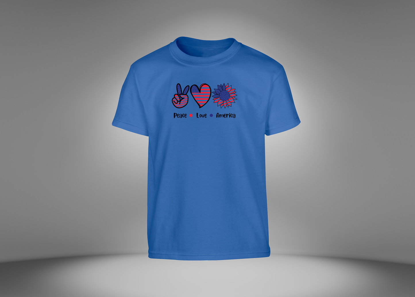 Peace Love America Youth T-Shirt