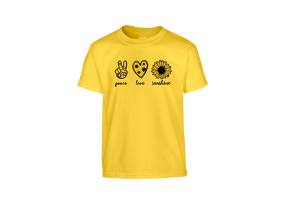 Peace, Love, Sunshine Youth T-Shirt