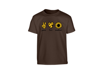 Peace, Love, Sunshine Youth T-Shirt