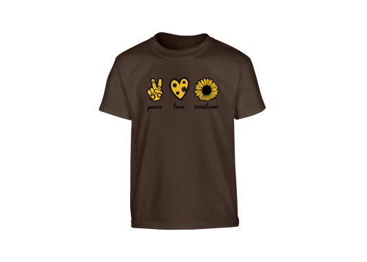 Peace, Love, Sunshine Youth T-Shirt