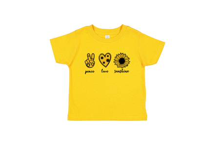 Peace, Love, Sunshine Toddler T-Shirt