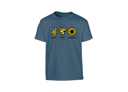 Peace, Love, Sunshine Youth T-Shirt