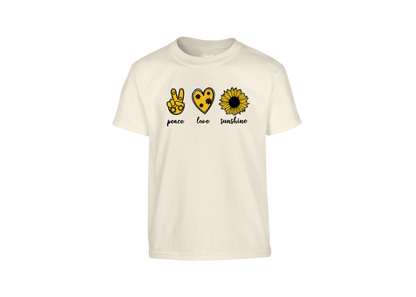 Peace, Love, Sunshine Youth T-Shirt