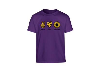 Peace, Love, Sunshine Youth T-Shirt