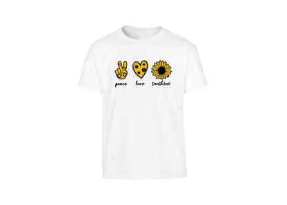 Peace, Love, Sunshine Youth T-Shirt