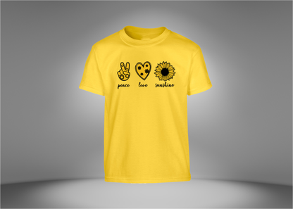 Peace, Love, Sunshine Youth T-Shirt