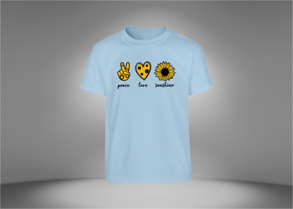 Peace, Love, Sunshine Youth T-Shirt