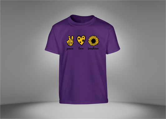 Peace, Love, Sunshine Youth T-Shirt