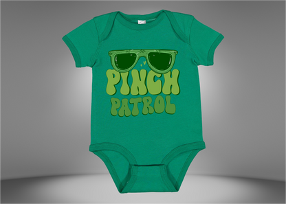Pinch Patrol Baby Rib Bodysuit Onesies