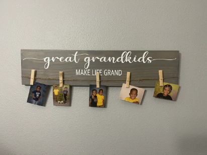 Great-grandkids: Make Life Grand Wood Sign