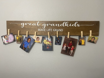 Great-grandkids: Make Life Grand Wood Sign