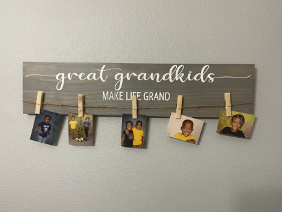 Great-grandkids: Make Life Grand Wood Sign