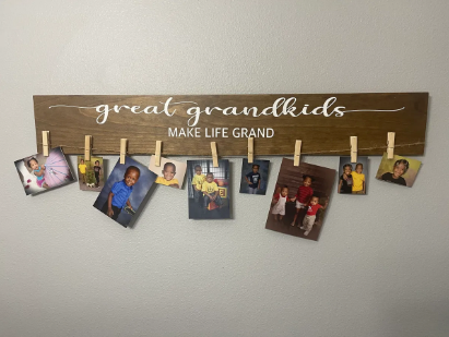 Great-grandkids: Make Life Grand Wood Sign