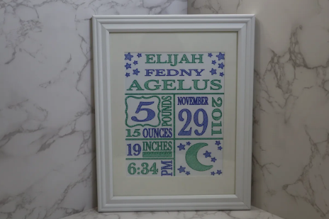 Baby Keepsake Frame