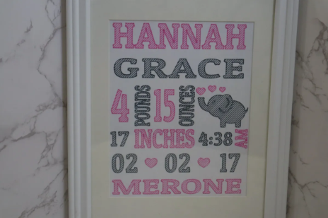 Baby Keepsake Frame