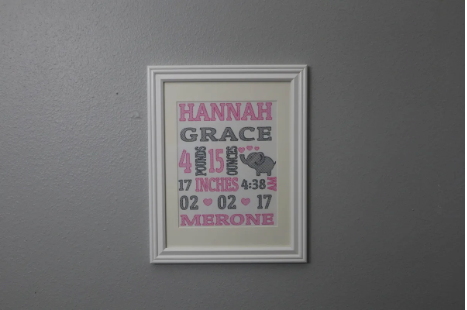 Baby Keepsake Frame