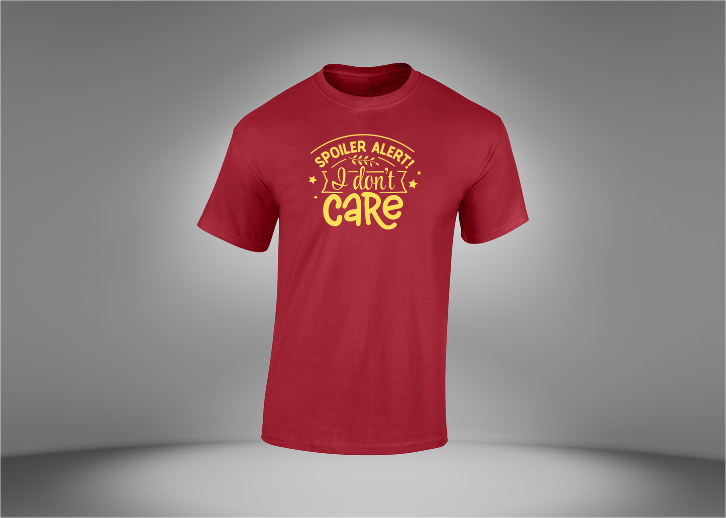 Spoiler Alert! I Don't Care Men's T-Shirt