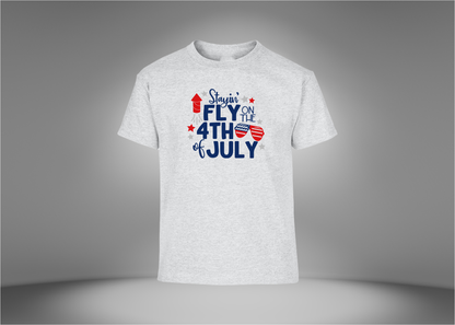 Stayin Fly on The 4th of July Youth T-Shirt