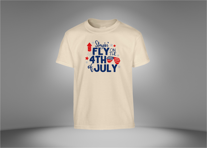 Stayin Fly on The 4th of July Youth T-Shirt