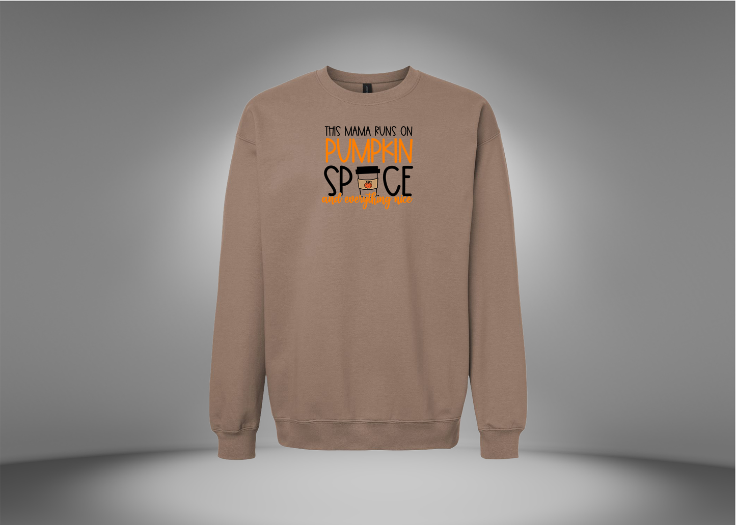 This Mama Runs on Pumkin Spice Sweatshirt