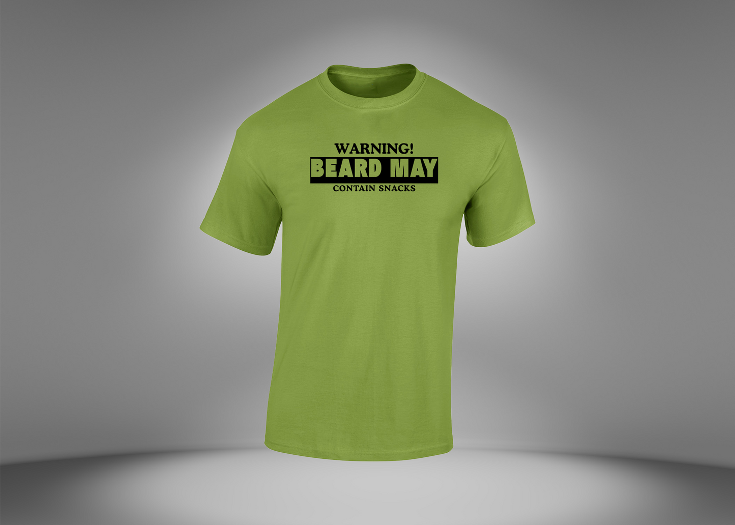 Warning! Beard May Contain Snacks Men's  T-Shirt
