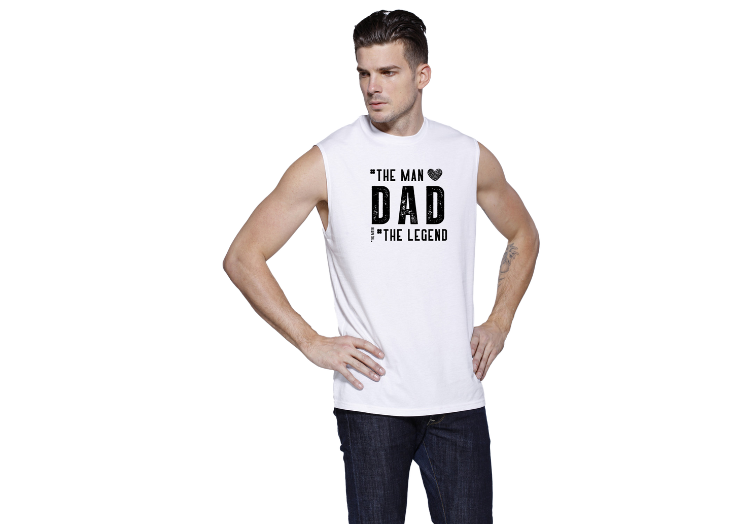 The Man, The Myth, The Legend, The King Sleeveless Men's T-Shirt