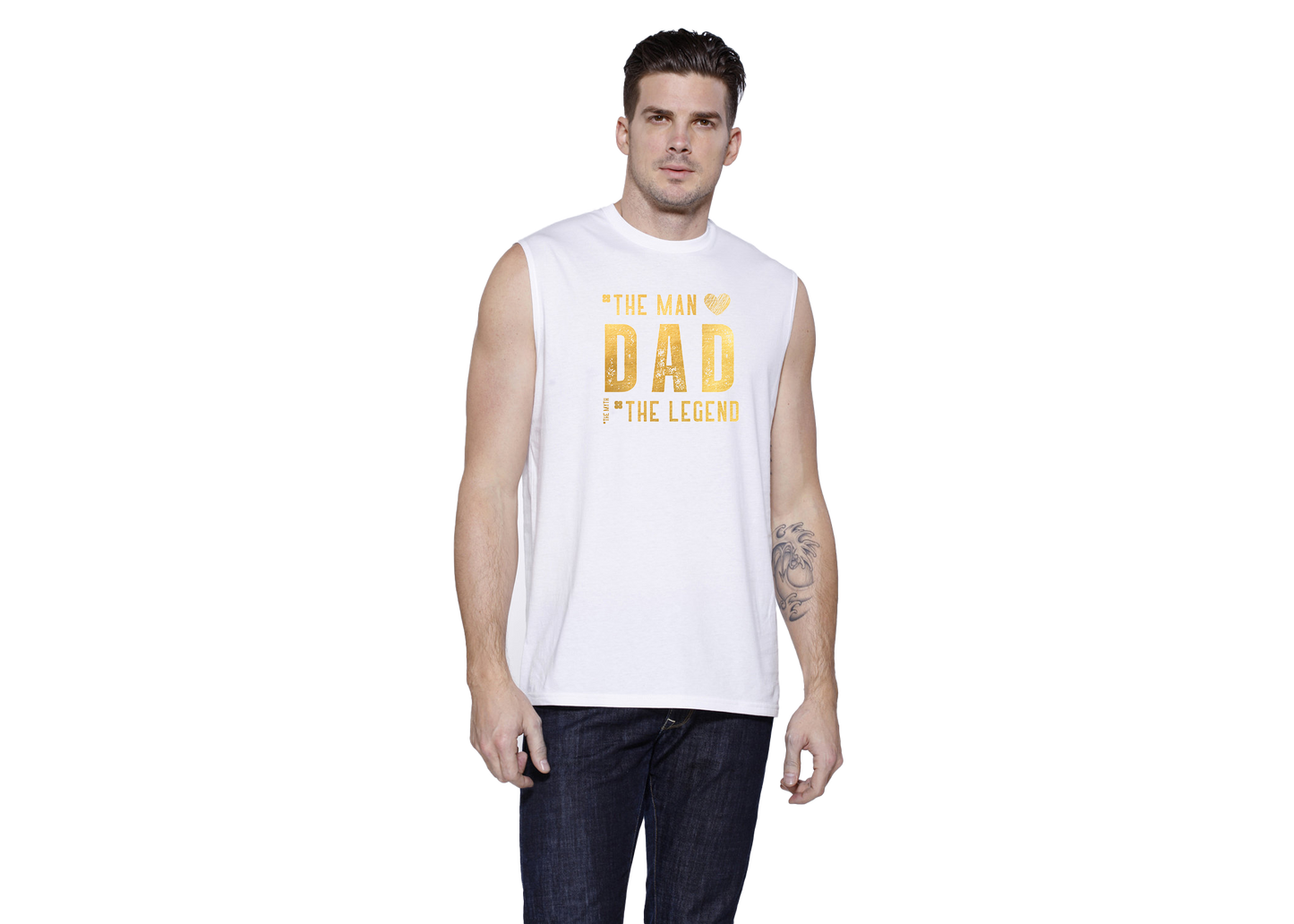 The Man, The Myth, The Legend, The King Sleeveless Men's T-Shirt