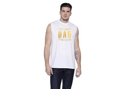 The Man, The Myth, The Legend, The King Sleeveless Men's T-Shirt