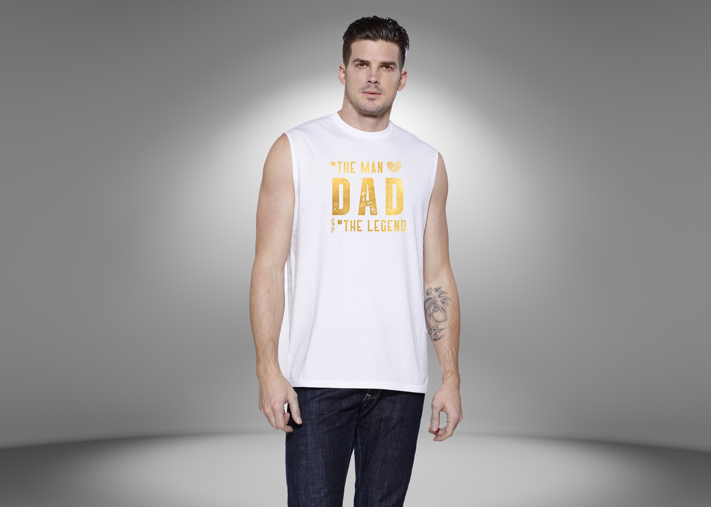 The Man, The Myth, The Legend, The King Sleeveless Men's T-Shirt