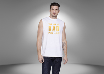 The Man, The Myth, The Legend, The King Sleeveless Men's T-Shirt